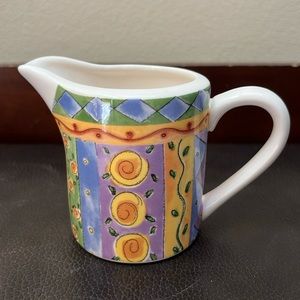 Ceramic 8oz Creamer/Milk Container Features Sweet Shoppe Design by Sango